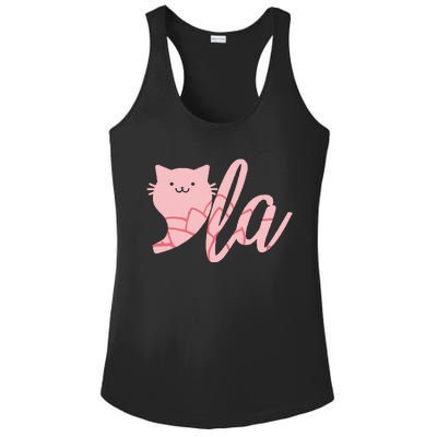 Retro Cat Comma La Kamala Harris For President 2024 Election Ladies PosiCharge Competitor Racerback Tank