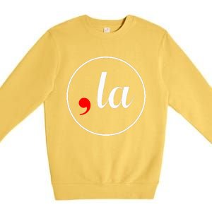 Retro Cat Comma La 47th Comma La 2024 Premium Crewneck Sweatshirt