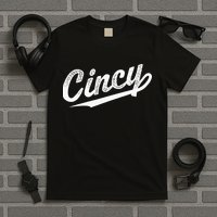 Retro Cincy Cincinnati Ohio Vintage Cursive Script Throwback T-Shirt