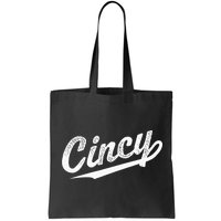 Retro Cincy Cincinnati Ohio Vintage Cursive Script Throwback Bag