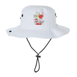 Retro Christmas Coffee Christmas Tree Retro Holiday Funny Gift Legacy Cool Fit Booney Bucket Hat