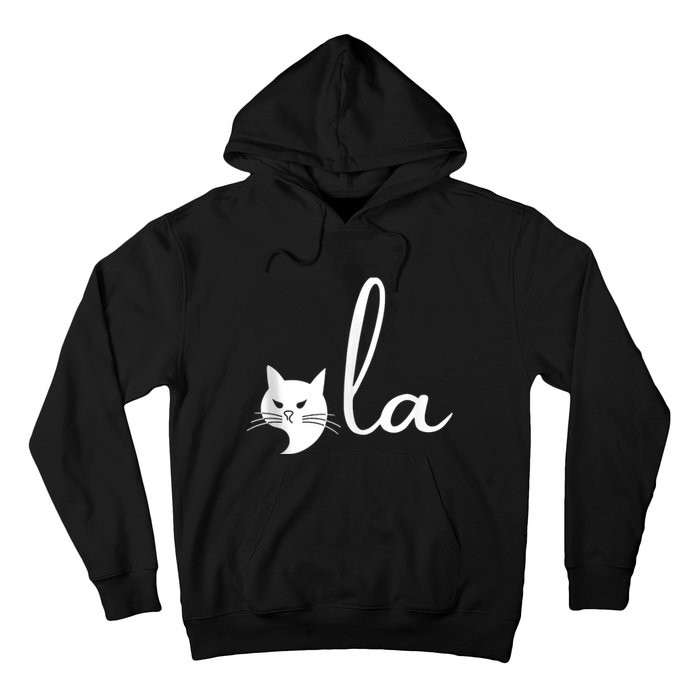 Retro Cat Comma La Kamala Harris For President 2024 Election Hoodie