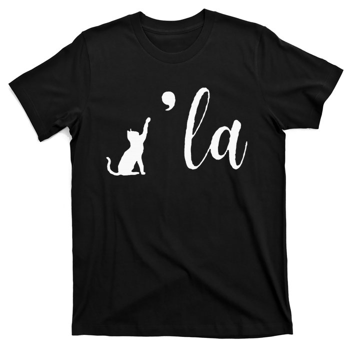 Retro Cat Comma La Comma La Funny 2024 T-Shirt