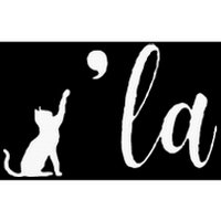 Retro Cat Comma La Comma La Funny 2024 Bumper Sticker