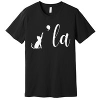 Retro Cat Comma La Comma La Funny 2024 Premium T-Shirt