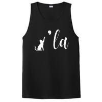 Retro Cat Comma La Comma La Funny 2024 PosiCharge Competitor Tank