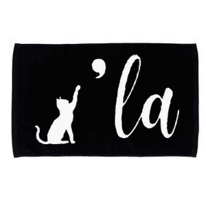 Retro Cat Comma La Comma La Funny 2024 Microfiber Hand Towel