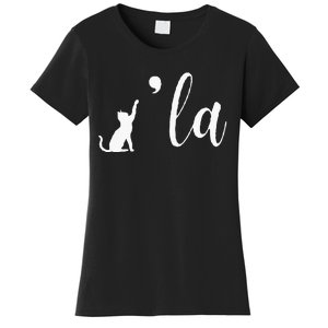 Retro Cat Comma La Comma La Funny 2024 Women's T-Shirt