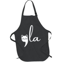 Retro Cat Comma La Kamala Harris For President 2024 Election Apron