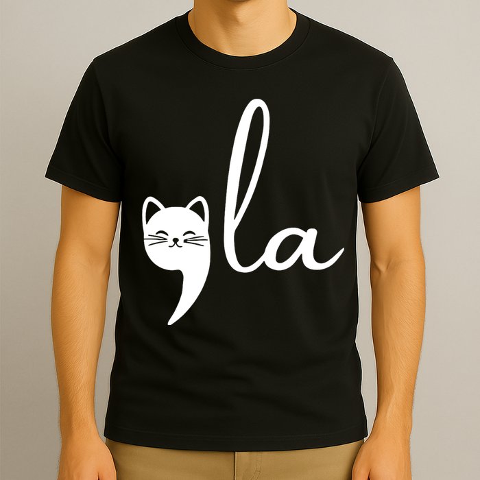 Retro Cat Comma La Kamala Harris For President 2024 Election T-Shirt