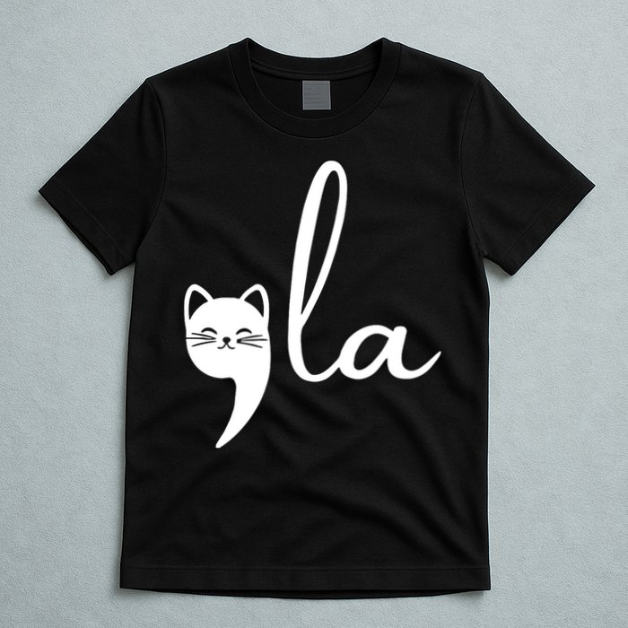 Retro Cat Comma La Kamala Harris For President 2024 Election T-Shirt