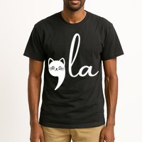 Retro Cat Comma La Kamala Harris For President 2024 Election Tall T-Shirt