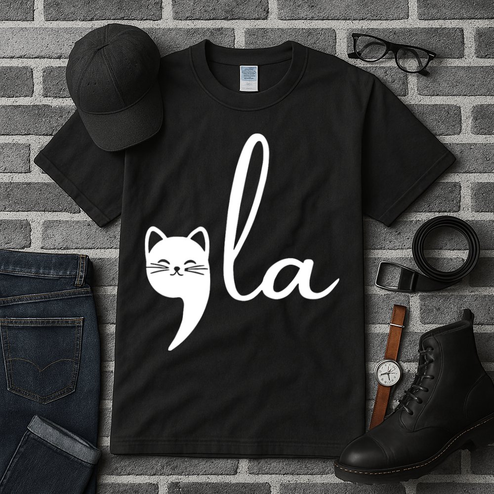 Retro Cat Comma La Kamala Harris For President 2024 Election Tall T-Shirt