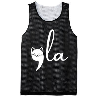 Retro Cat Comma La Kamala Harris For President 2024 Election Mesh Reversible Basketball Jersey Tank