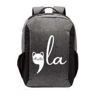 Retro Cat Comma La Kamala Harris For President 2024 Election Vector Backpack