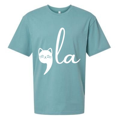 Retro Cat Comma La Kamala Harris For President 2024 Election Sueded Cloud Jersey T-Shirt