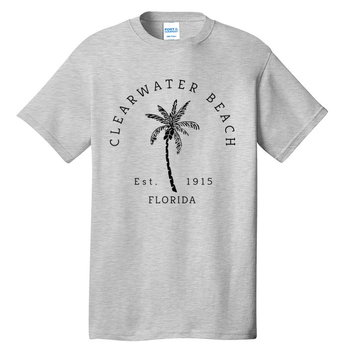 Retro Cool Clearwater Beach Original Florida Beaches Tall T-Shirt