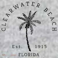 Retro Cool Clearwater Beach Original Florida Beaches Tall T-Shirt