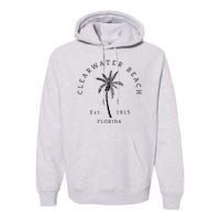 Retro Cool Clearwater Beach Original Florida Beaches Premium Hoodie