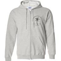 Retro Cool Clearwater Beach Original Florida Beaches Full Zip Hoodie