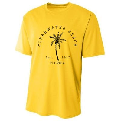 Retro Cool Clearwater Beach Original Florida Beaches Performance Sprint T-Shirt