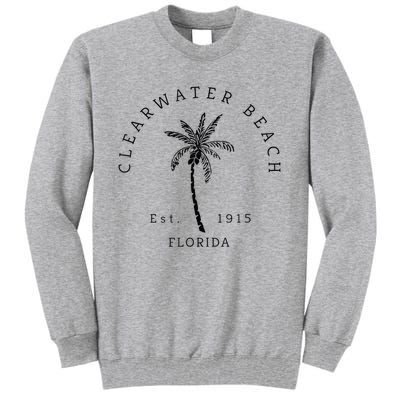 Retro Cool Clearwater Beach Original Florida Beaches Tall Sweatshirt