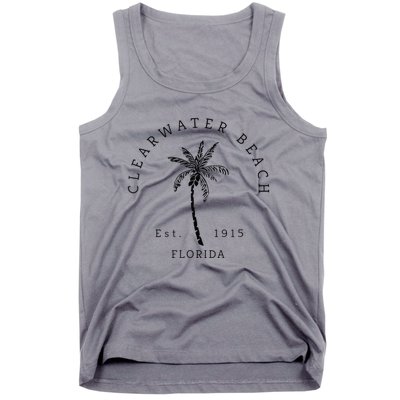 Retro Cool Clearwater Beach Original Florida Beaches Tank Top