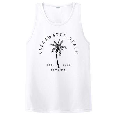 Retro Cool Clearwater Beach Original Florida Beaches PosiCharge Competitor Tank