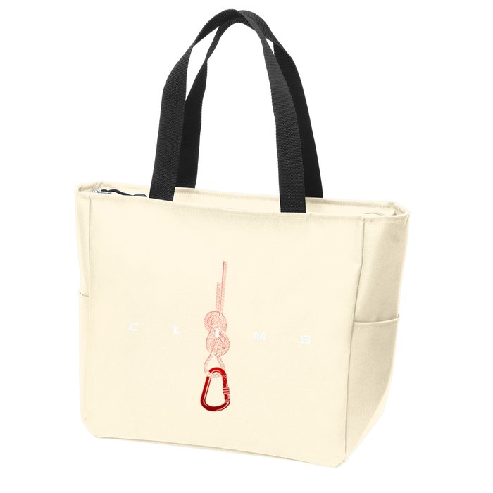 Rock Climbing Clothing Rock Climbing Zip Tote Bag