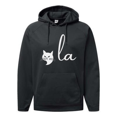 Retro Cat Comma La Kamala Harris For President 2024 Election Performance Fleece Hoodie