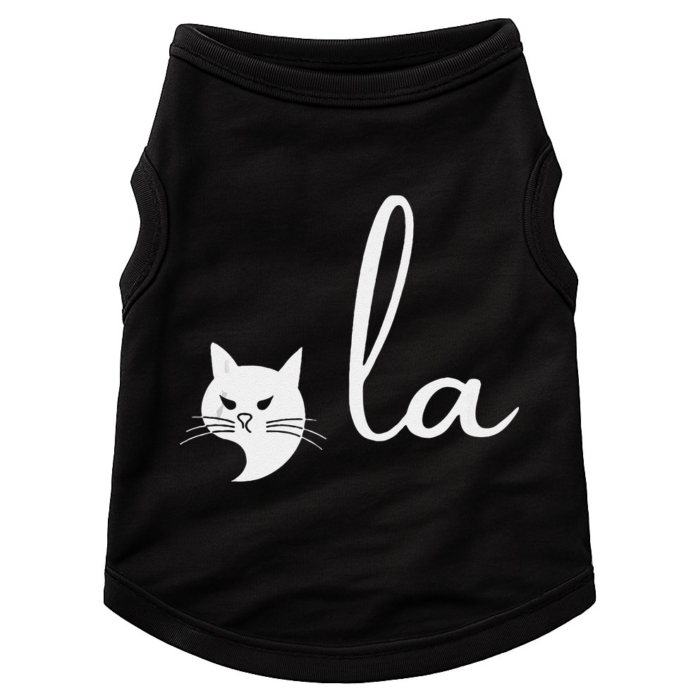 Retro Cat Comma La Kamala Harris For President 2024 Election Doggie Tank
