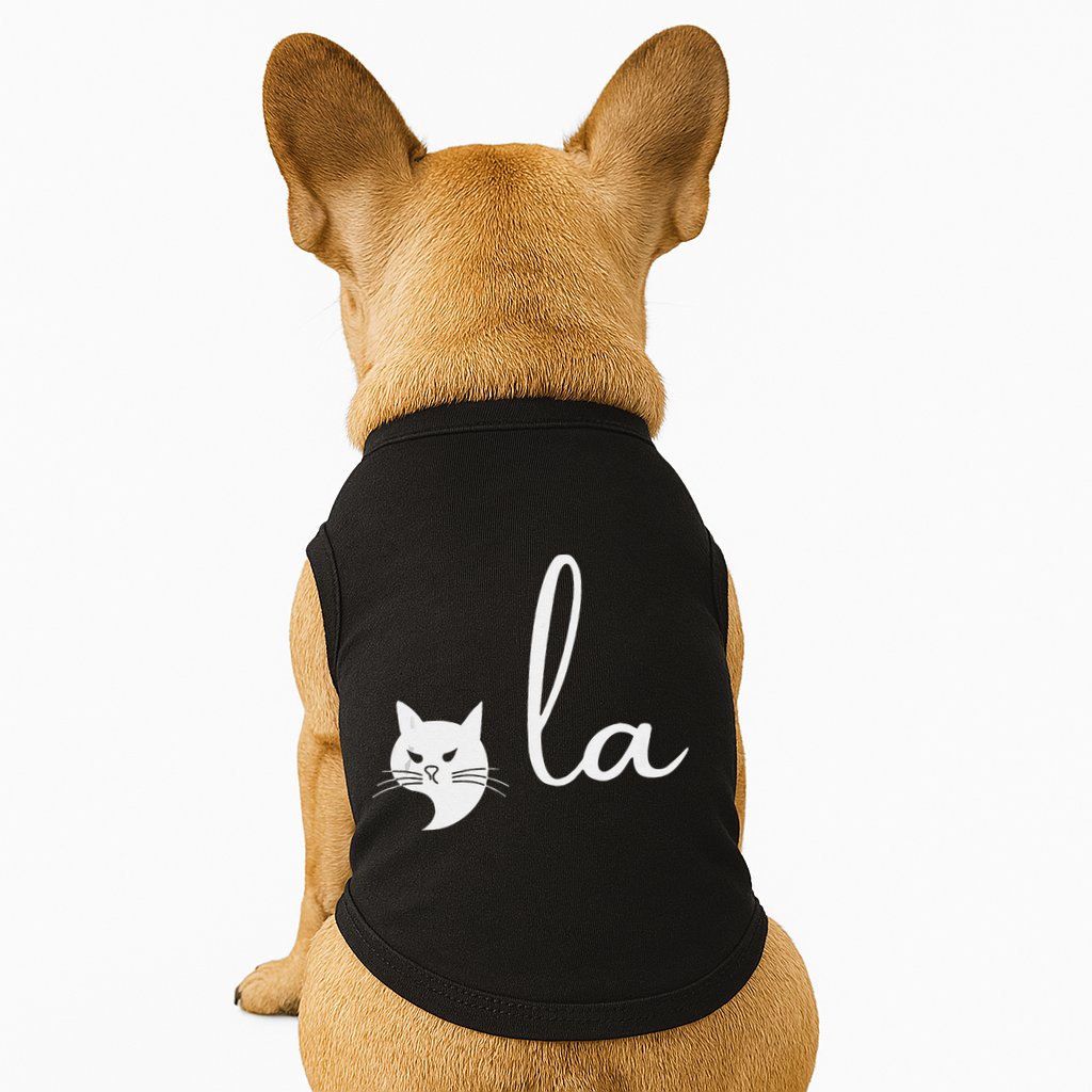 Retro Cat Comma La Kamala Harris For President 2024 Election Doggie Tank