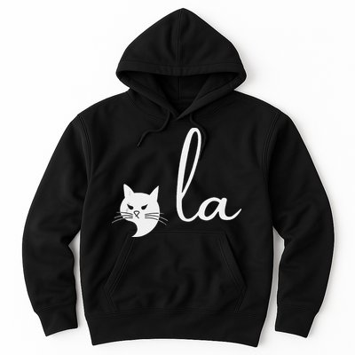 Retro Cat Comma La Kamala Harris For President 2024 Election Hoodie