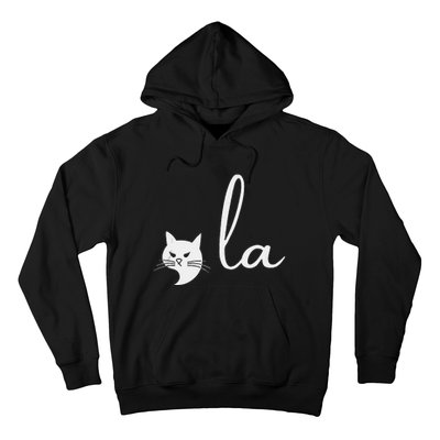 Retro Cat Comma La Kamala Harris For President 2024 Election Hoodie