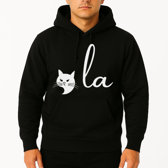 Retro Cat Comma La Kamala Harris For President 2024 Election Hoodie