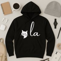 Retro Cat Comma La Kamala Harris For President 2024 Election Hoodie