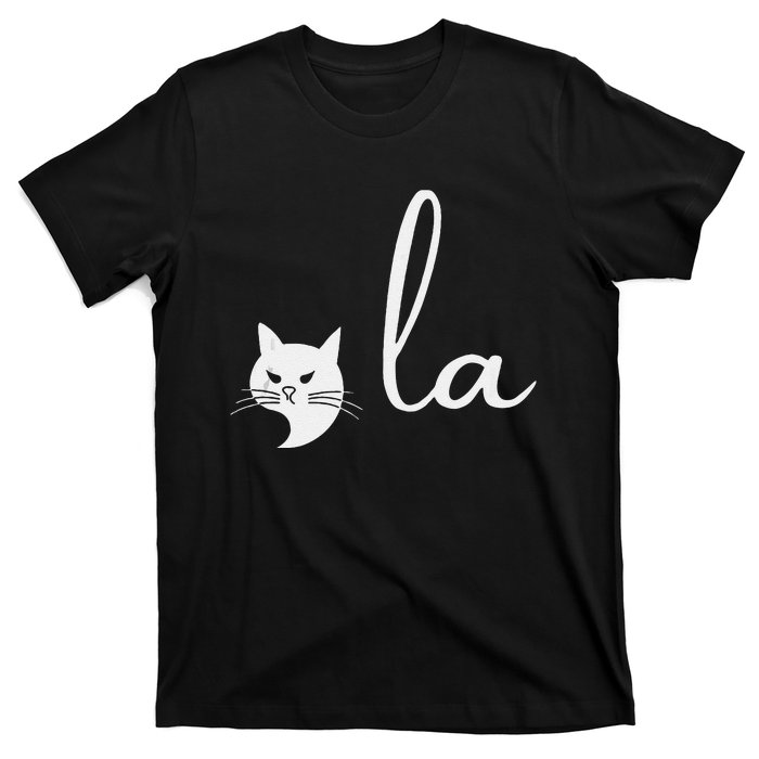 Retro Cat Comma La Kamala Harris For President 2024 Election T-Shirt