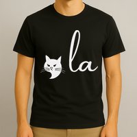 Retro Cat Comma La Kamala Harris For President 2024 Election T-Shirt