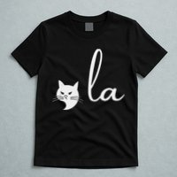 Retro Cat Comma La Kamala Harris For President 2024 Election T-Shirt
