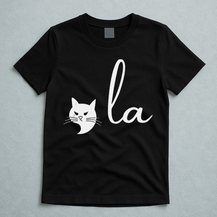 Retro Cat Comma La Kamala Harris For President 2024 Election T-Shirt