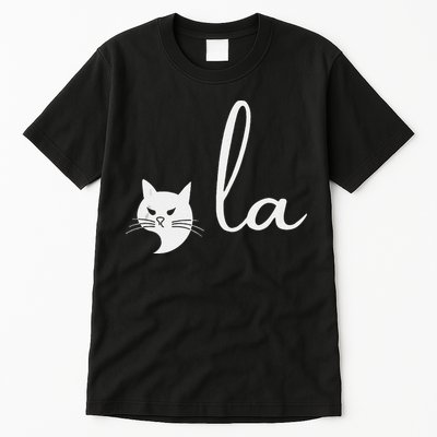 Retro Cat Comma La Kamala Harris For President 2024 Election Tall T-Shirt