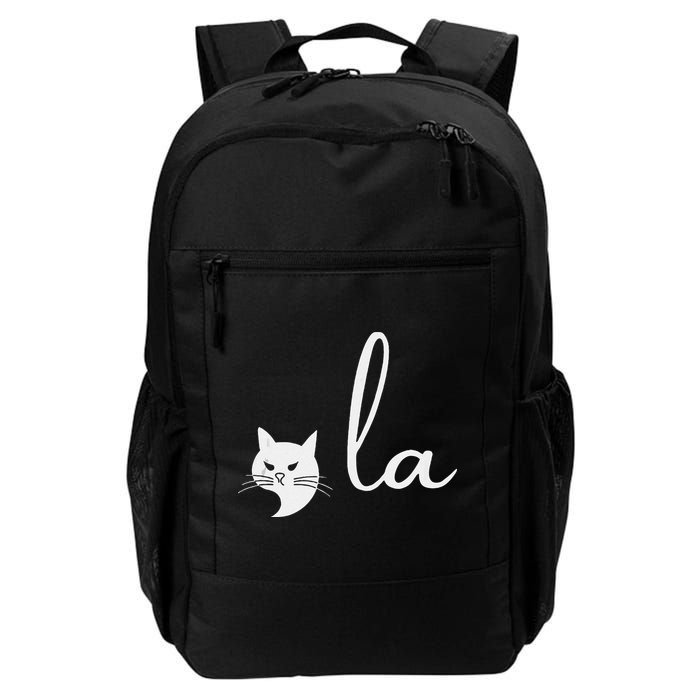 Retro Cat Comma La Kamala Harris For President 2024 Election Backpack