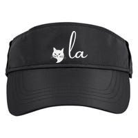 Retro Cat Comma La Kamala Harris For President 2024 Election Adult Drive Performance Visor