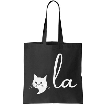 Retro Cat Comma La Kamala Harris For President 2024 Election Bag