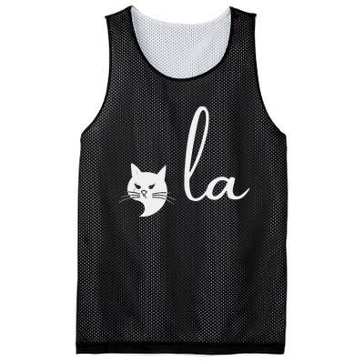 Retro Cat Comma La Kamala Harris For President 2024 Election Mesh Reversible Basketball Jersey Tank