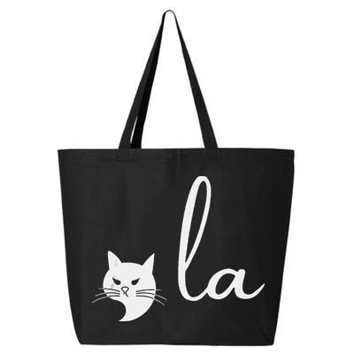 Retro Cat Comma La Kamala Harris For President 2024 Election 25L Jumbo Tote