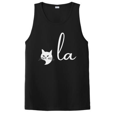 Retro Cat Comma La Kamala Harris For President 2024 Election PosiCharge Competitor Tank