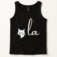 Retro Cat Comma La Kamala Harris For President 2024 Election Tank Top