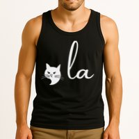 Retro Cat Comma La Kamala Harris For President 2024 Election Tank Top