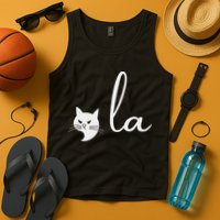 Retro Cat Comma La Kamala Harris For President 2024 Election Tank Top